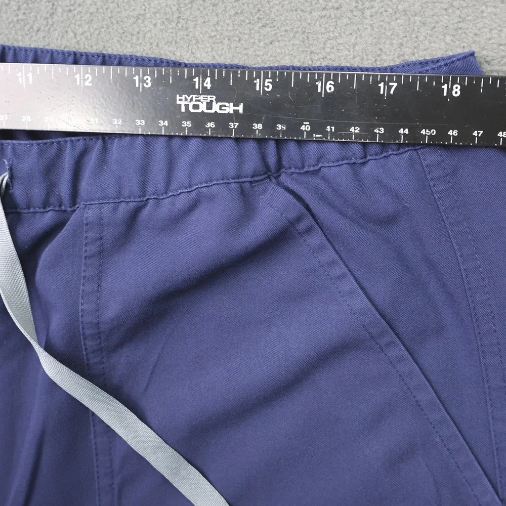 FIGS Scrub Pants Mens XL Navy Blue Excellent Axim Cargo Technical Collection